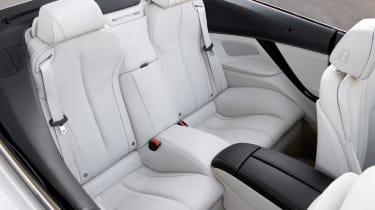 BMW 6 Series Convertible rear seats
