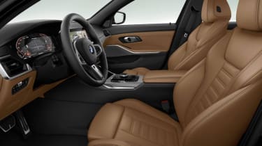 Leaked BMW 3 Series - front seats brown 2