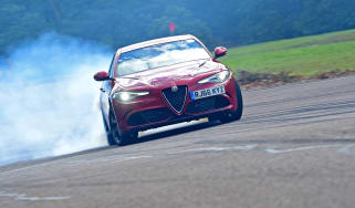 Alfa Romeo Giulia Quadrifoglio - front drift