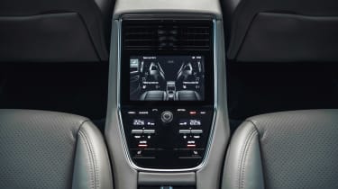 Porsche Panamera Turbo - rear infotainment screen