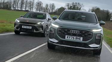 Audi Q3 vs Cupra Formentor - front tracking