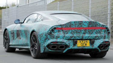 Aston Martin DBS spied rear shot
