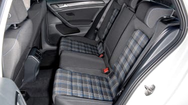 VW Golf GTE hybrid rear seats