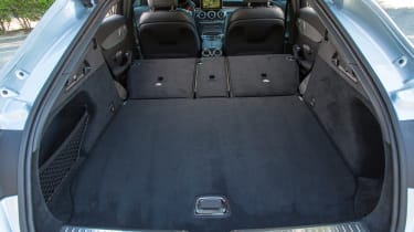 Mercedes GLC Coupe 2016 - boot space seats down
