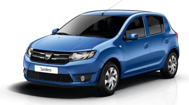 Dacia Sandero front action