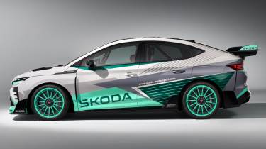 Skoda Enyaq RS Race concept - side profile