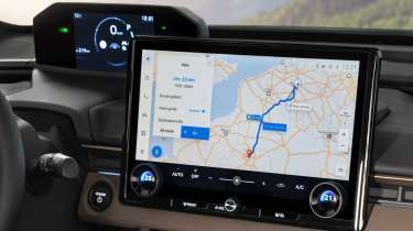 Toyota bZ4X Touring - screen