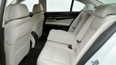 BMW 750i rear seats