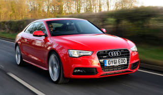 Audi A5 3.0 TDI Coupe front tracking