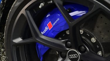 Audi RS 7 vs Porsche Panamera - Audi RS 7 alloys and brake callipers 
