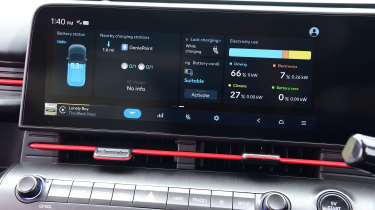 Hyundai Kona N Line - infotainment screen