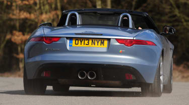 Jaguar F-Type V6S rear cornering