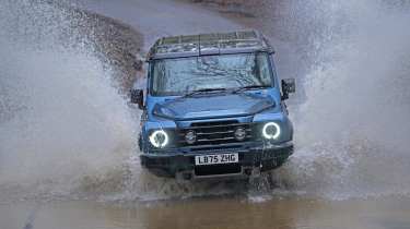 Ineos Grenadier facelift - front off road