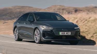 Audi A6 e-tron - front cornering