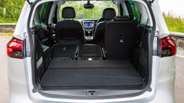 Vauxhall Zafira Tourer - boot one seat up