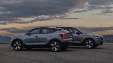 Volvo XC40, EX40 EC40 facelift range