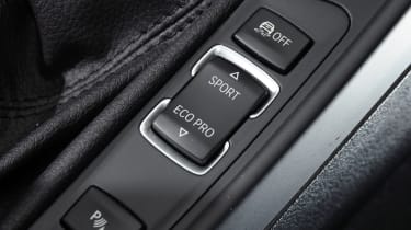 BMW 116d ED button detail