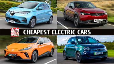 Cheapest electric cars - header image