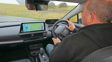 Toyota Prius Excel - driving