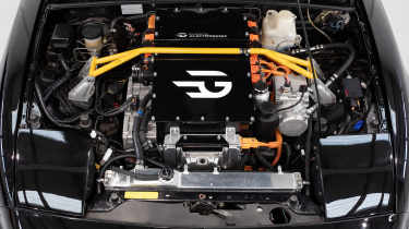 Electrogenic Mazda MX-5 - battery pack under the bonnet