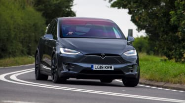 Tesla Model X - front tracking