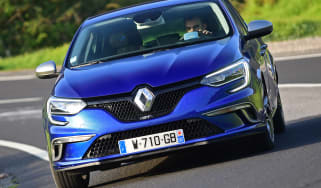 New Renault Megane 2016 hatchback GT front cornering