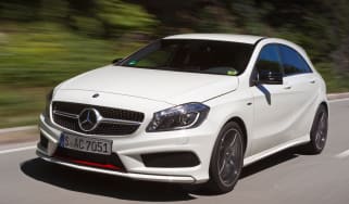 Mercedes A250 Sport side tracking