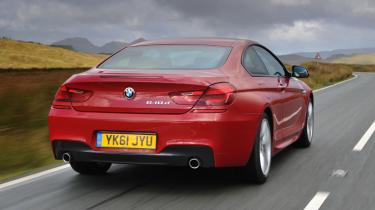 BMW 640d Coupe rear tracking