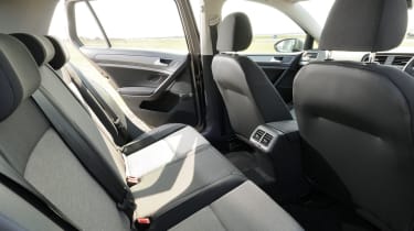 Volkswagen Golf S 1.2 TSI rear seats