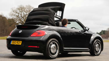 VW Beetle Cabriolet 50s roof mechanism