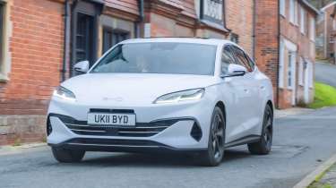 BYD Seal 6 Saloon Boost - front in town