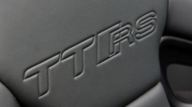 Audi TT RS Roadster seat detail