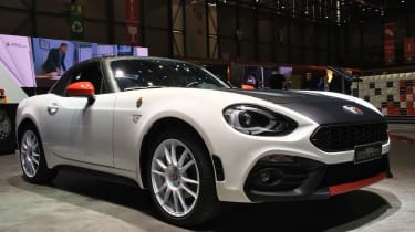 abarth 124 spider rally tribute static front