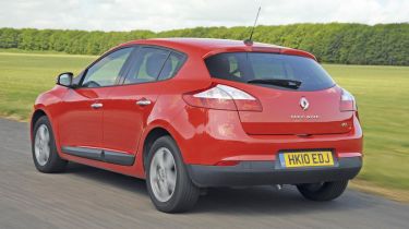 Renault Megane 1.5 dCi rear track