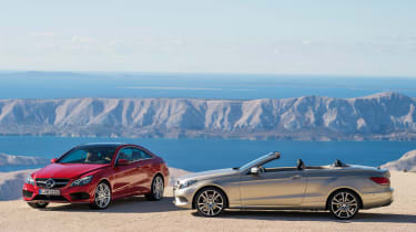 Mercedes E-Class Coupe and Cabriolet front static