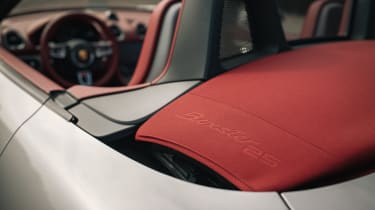 Porsche Boxster 25 Years - hood detail