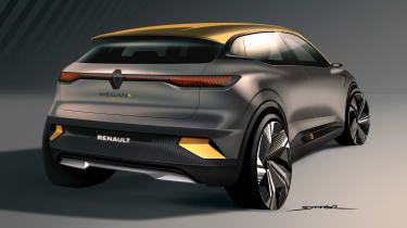 Renault Megane eVision - rear/side