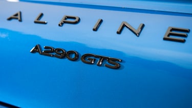 Alpine A290 UK - badging