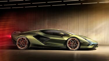 Lamborghini Sian - side