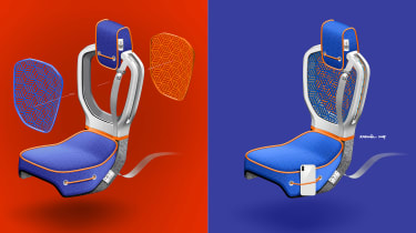Citroen AMI ONE concept - seats sketch