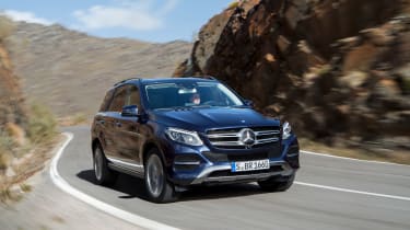 Mercedes GLE - front action