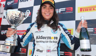 Jamie Chadwick - trophy