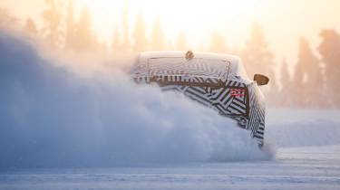 Jaguar GT prototype - rear drift