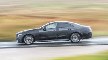 Mercedes CLS prototype - side action