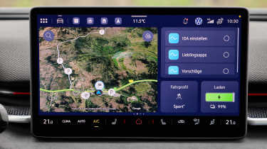 Volkswagen ID. Polo GTI prototype - infotainment screen