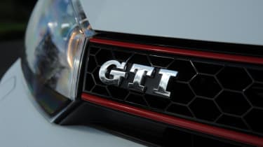VW Golf GTI Cabriolet badge