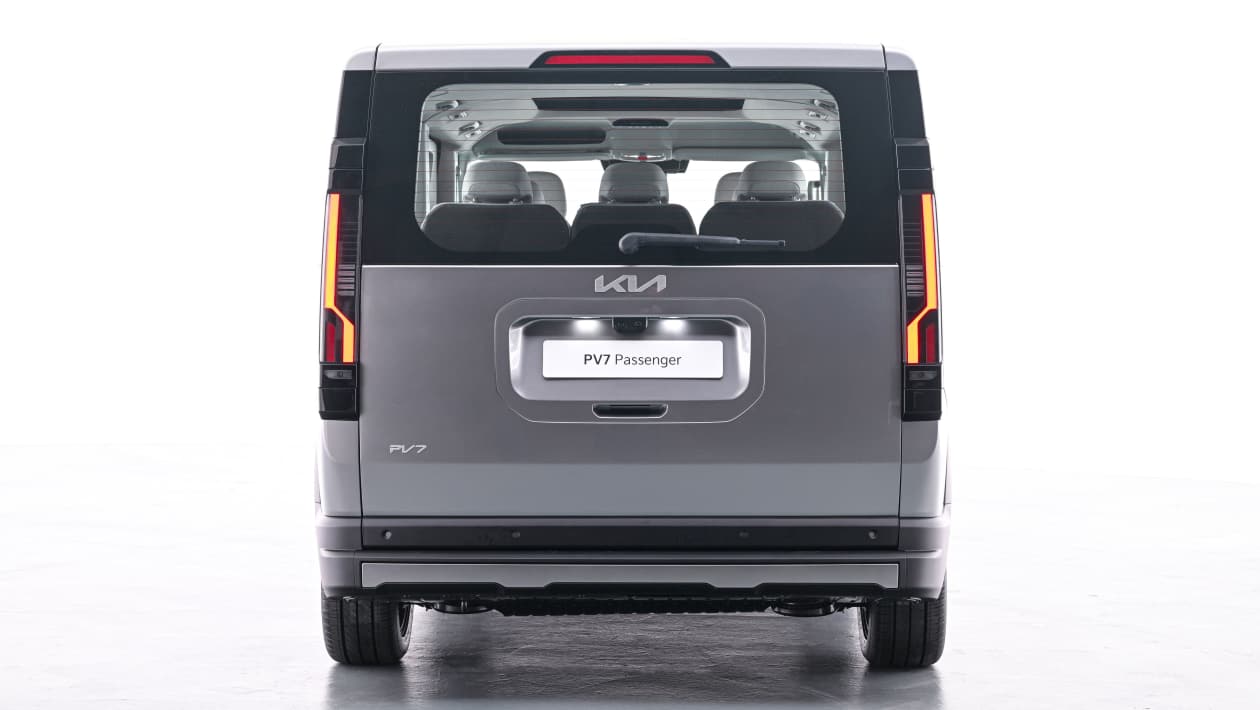 Kia PV7 Passenger studio rear view