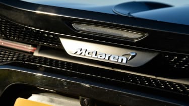 McLaren GT - rear badge