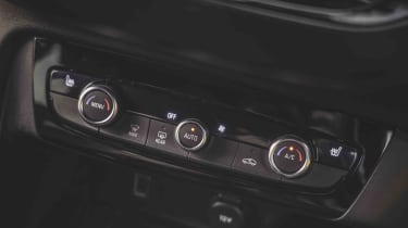 Vauxhall Corsa Electric climate controls
