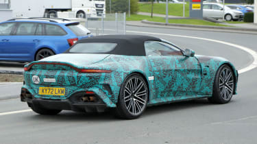 2024 Aston Martin Vantage Roadster (camouflaged) - rear action
